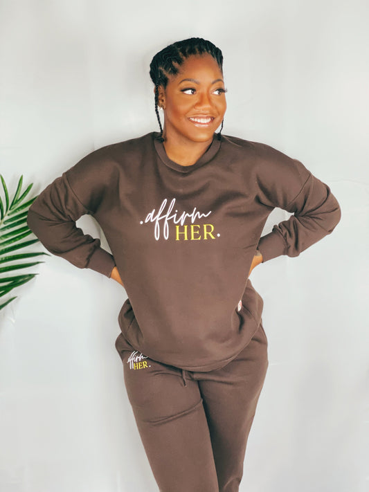 The "AffirmHER & Chill" Pullover